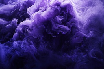 Fototapete - A vibrant swirling of purple and violet hues.