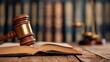 © Novcicrelax - A classic wooden gavel rests on an open law book, symbolizing authority, justice, and the importance of the legal system in upholding societal values and order.