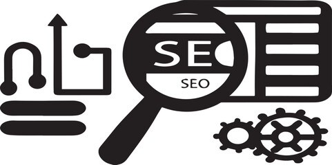 Poster - Magnifying Glass Hovering Over Text Illustration