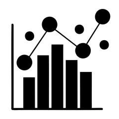 Poster - Data analysis graph chart diagram infographic information presentation report visualization statistics stock 100 isolated on transparent background