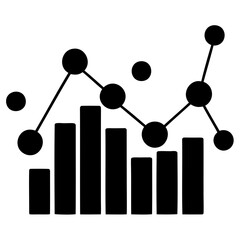 Poster - Data analysis graph chart diagram infographic presentation business information report statistics visual representation isolated on transparent background
