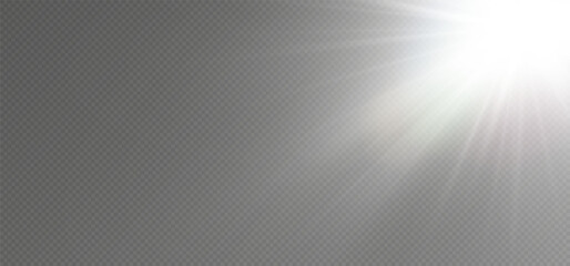 Aufkleber - A bright flash of light. Light sparkles. Light effect. Light star.