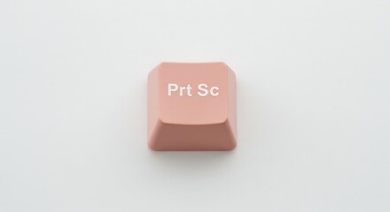 Aufkleber - Aesthetic Pink Print Screen Keyboard Keycap
