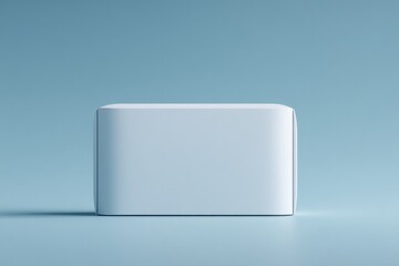 Poster - pristine 3d rendering of product package showcasing minimalistic design complemented by ample copy space