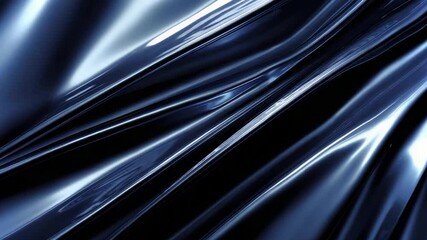 Fototapete - Dynamic blue fabric textures create a mesmerizing backdrop for creative projects and presentations