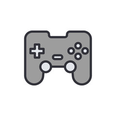 Poster - Iconic vector gamepad isolated, perfect design for gaming related projects