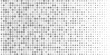 © Alfin - Monochrome Halftone Background. Abstract Texture with Different Sizes Black Dots on White Fond for Card, Print. Retro Digital Black and White Background. Vector Texture.