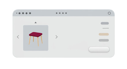 Isolated Interior Design Application