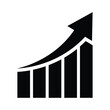 © Oliver Vandenberg - Business growth chart icon set. Vector icons representing financial success, growth, and analytics through upward trend bar graphs.