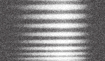 Poster - Visual texture featuring stippled overlay reminiscent of vintage VHS aesthetics enhances digital art formed by various dots