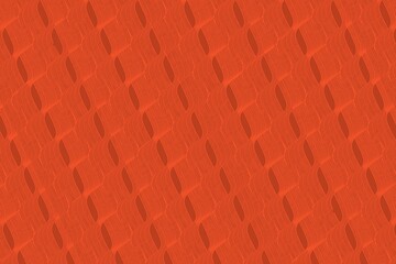 Orange red wave fabric texture background. Abstract wave line seamless pattern for background, fabric, wrapping paper, textile, wallpaper, etc. Print and web design with wave lines texture