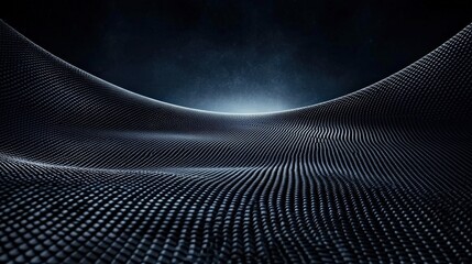 Poster - Beautiful black and white wave illustrating a calming and serene oceanic scene for artistic use