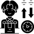 © Amir - Delivery Time Icon Vector Element