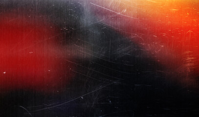 Poster - grungy dark background with red and orange hues - perfect for industrial and cyberpunk designs.