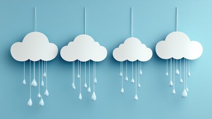 Poster - Cloud computing infographic showing benefits like scalability, cost efficiency, and speed