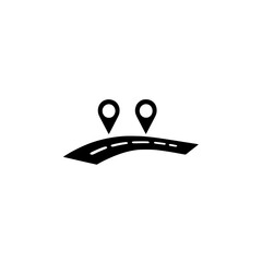 Poster - Location pointer icon representing destination map tracking