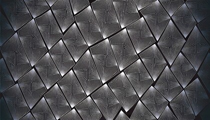 Vector grid metal gradient science web tech connection triangle diamond honeycomb hexagon art