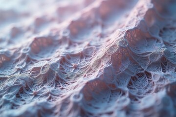 Geometric grid pattern in delicate lace, macro view, mesh, textile
