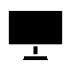 Poster - Sleek and modern monitor illustration, representing digital display technology
