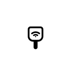 Poster - Icon of power conservation showing electricity saving