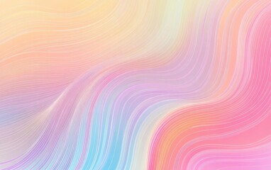 Poster - Pastel wavy abstract background (1)