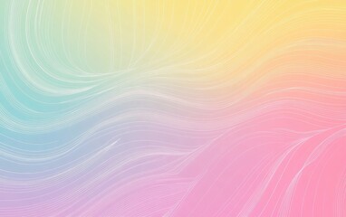 Poster - Pastel wavy abstract background