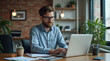 © mzory - businessman working on laptop