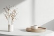 © Yus - Minimalist, Neutral Arrangement with Dried Plants