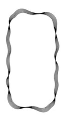 Fototapete - Abstract Frame: A visually captivating abstract design, where flowing lines converge to form an elegant frame, embodying a sense of movement and dynamic artistry.