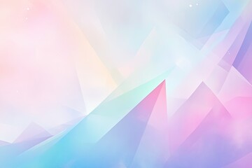 Poster - Abstract Pastel Geometric Design