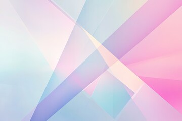 Poster - Abstract geometric pastel background