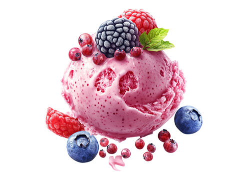 Hyper-realistic Frozen Yogurt