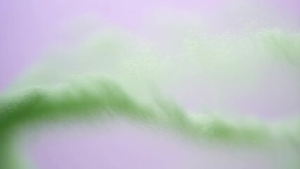 Wall Mural - abstract green cloud formation on purple background soft pastel color palette dreamy sky