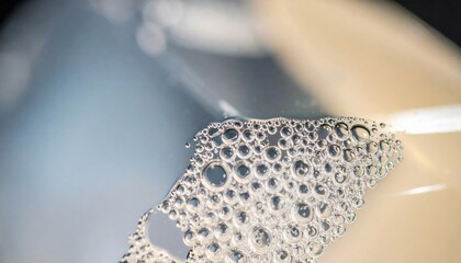 Poster - Bubbling liquid action close-up drink scene macro photography environment abstract concept