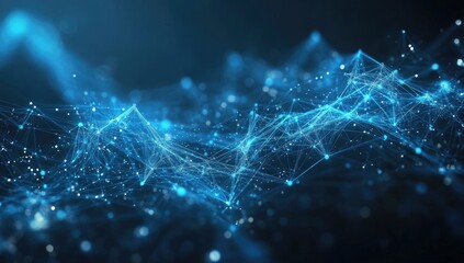 Poster - Abstract digital network