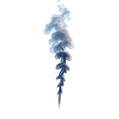 Poster - Dynamic swirling smoke art studio abstract visuals minimalist environment close-up view conceptual aesthetics for creativity