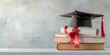 © BG_Illustrations - Graduation Cap and Diploma with Books