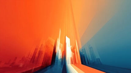 Wall Mural - business presentation abstract background