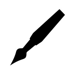 Poster - Illustration of a calligraphy pen drawing tool writing instrument ink nib art design tool vector