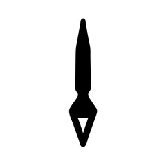 Poster - Black arrow vector image, simple arrow design, arrow icon, arrow symbol, arrow graphic, arrow art