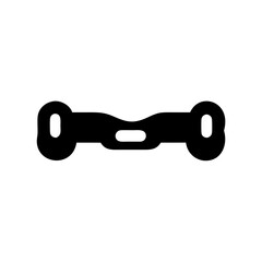 Poster - Illustration of a hoverboard personal transporter electric scooter self balancing board vehicle ride