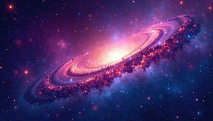 Wall Mural - sparkling cosmic background, perfect for design projects ideal for websites, presentations, or print