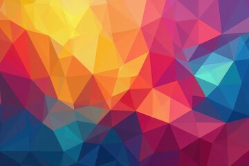 Wall Mural - abstract geometric shapes with vibrant colors, bold, abstract wallpaper, stylish