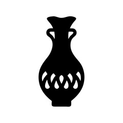 Poster - Elegant vase design black and white vase art decorative vase antique vase vintage vase flower vase design