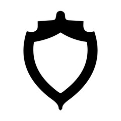 Poster - Vector shield security protection safety guard defense badge icon symbol graphic illustration design