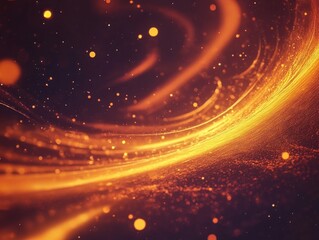 Poster - Ripple flicker of glows dream, swirl background