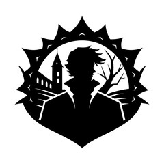 Leinwandbilder - Wall Art silhouette vector