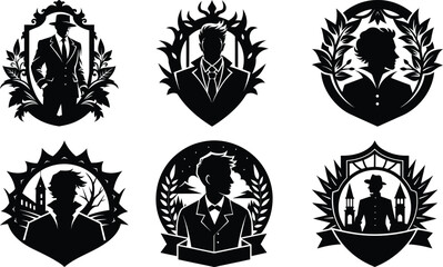 Leinwandbilder - Wall Art silhouette vector