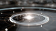 © YAREN  - Futuristic Control Interface with Glowing Abstract Symbol