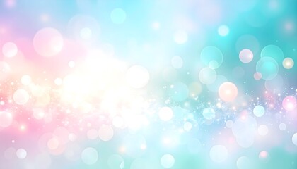 Wall Mural - bright abstract background of glitter vintage lights. sparkling colorful glowing bokeh confetti